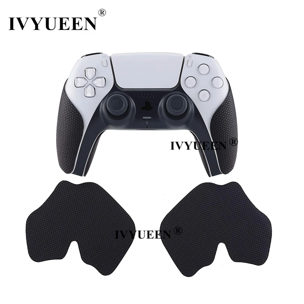 

IVYUEEN Professional Textured Soft Rubber Handle Grips for PlayStation 5 PS5 Controller Improve Grip and Comfort for DualSense