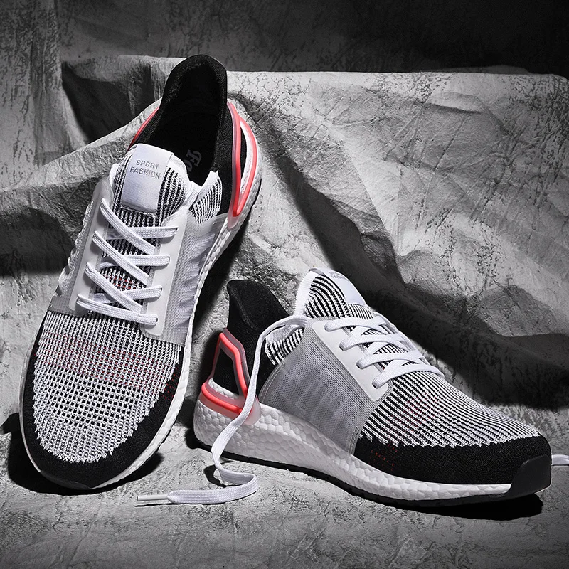 

2021 Fashion Men's Sport Casual Shoes Spring Summer Breathable Men's Sneakers Mesh Lightweight Walking Shoes Sneaker Men Outwear
