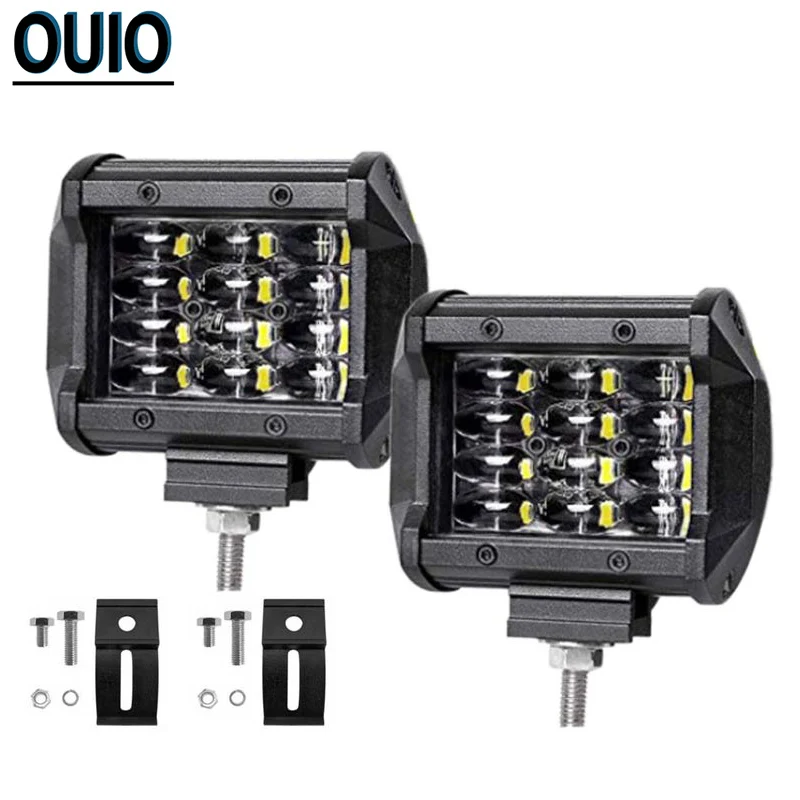1pc/4pcs Offroad LED Light Bar 4-rows 36W 4&quot Work 4x4 ATV SUV Car Bus Truck Boat Driving Lamp Vehicle Auto 12V 24V | Автомобили и
