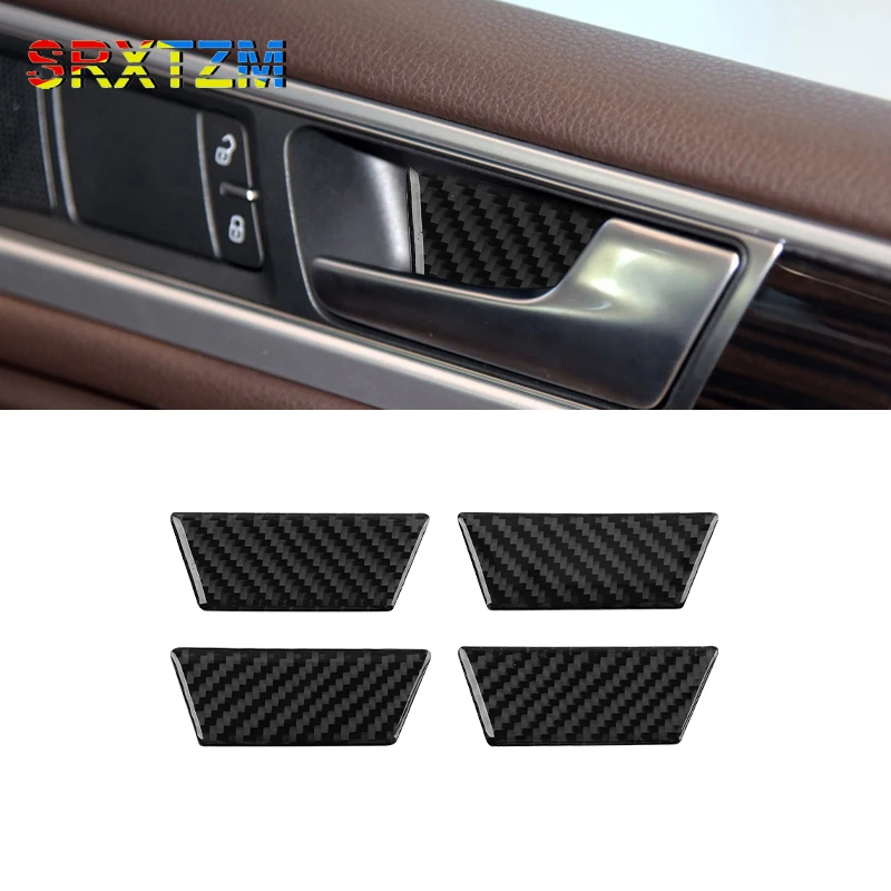 

Car Door Interior Trim For Volkswagen Vw Touareg 2011-2018 Inner Door Handle Bowl Cover Sticker Accessories