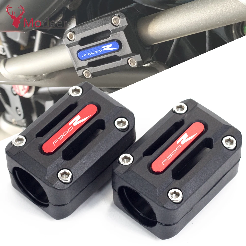 

ABS POM, алюминий для BMW F900 R 2020 2021, бампер, защита двигателя, аварийный стержень, декоративные защитные блоки, прокладки для демонтажа F900 R LOGO