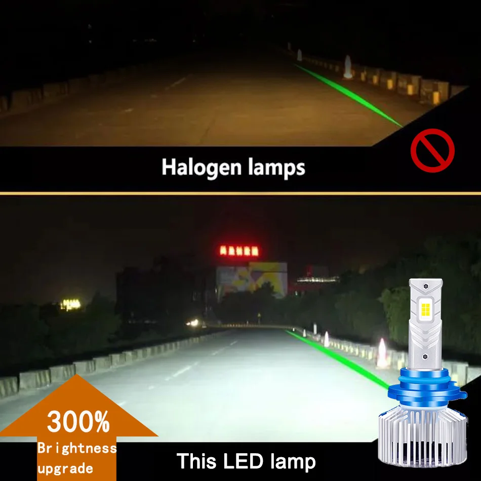 30000 люмен супер яркие автомобильные фары LED H7 H11 H9 H8 H4 HB4 9006 HB3 9005 Светодиодные лампы
