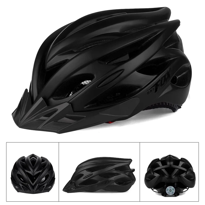 

Bicycle Helmet Super Light with Rear Taillights Night Warning Riding Helmet Bicycle Protective Helmet Comfortable and Breathable