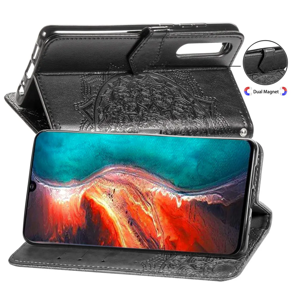 GKK чехол для huawei P30 Pro Lite P Smart Z 2019 Магнитная сумка с пряжкой стереоскопический узор