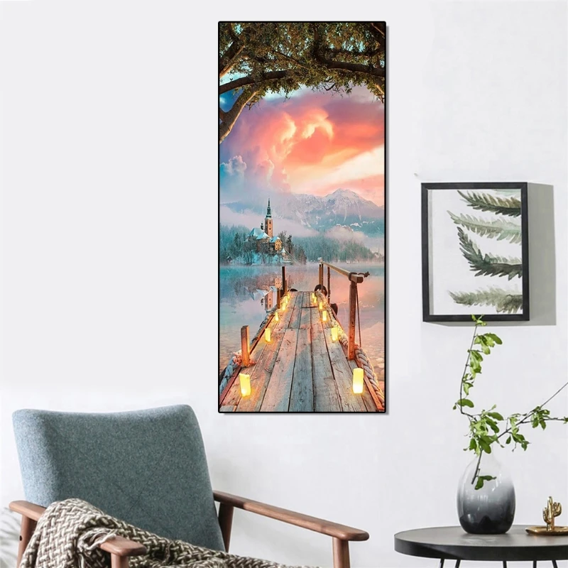 

Iceberg Light 5D Full Drill Diamond Painting Embroidery Cross Stitch Kits DIY Rhinestone Crystal Home Decoration