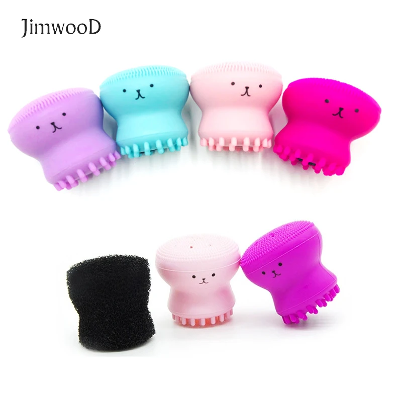 Силиконовая Очищающая щетка для лица 1 шт. красоты глубокое очищение пор