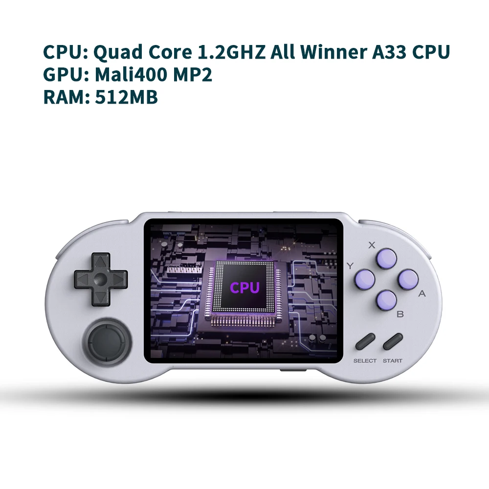 Pocketgo S30 RGB10S Powkiddy Retro Handheld Game Console Open Source Portable Video Games Consoles For PS1 N64 Gaming Player