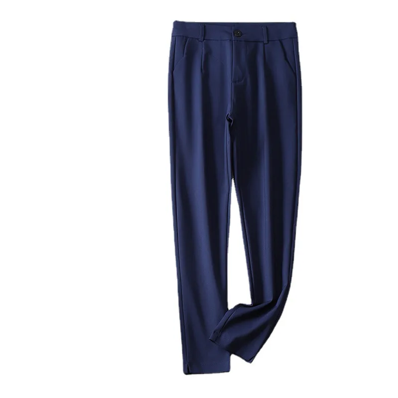 

Women Spring Autumn Fashion Solid Color Ankle Length Pencil Pant Office Lady Basic Version Casual Slim High Quality Suit Trouser
