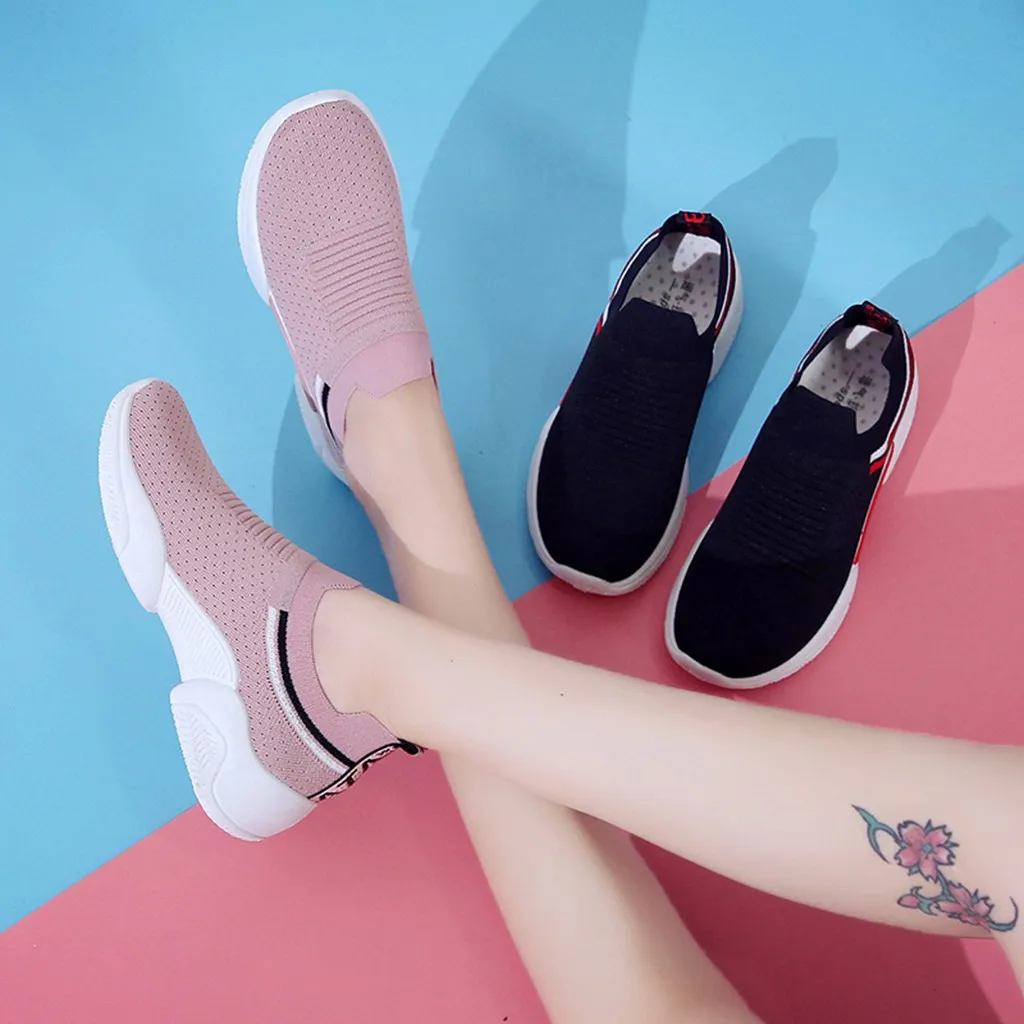 2019 г. Хит продаж Новая повседневная обувь женские модные дышащие спортивные