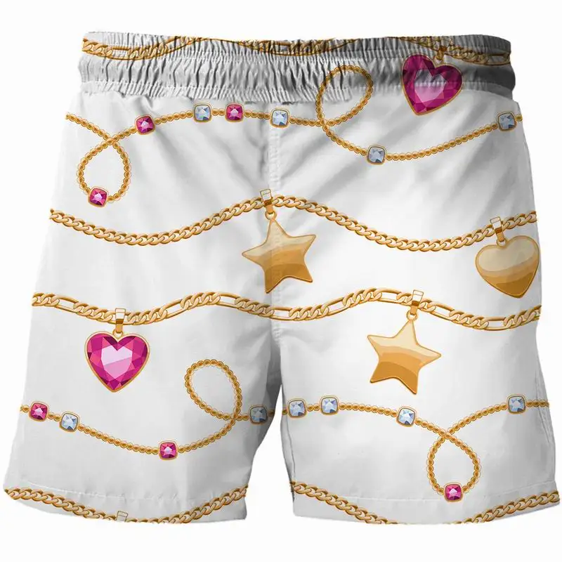 

2021 New Summer Luxury Shorts 3d Printed Short Beach Shorts Casual Comfortable Beach Loose Shorts Kids Clothes Men clothing