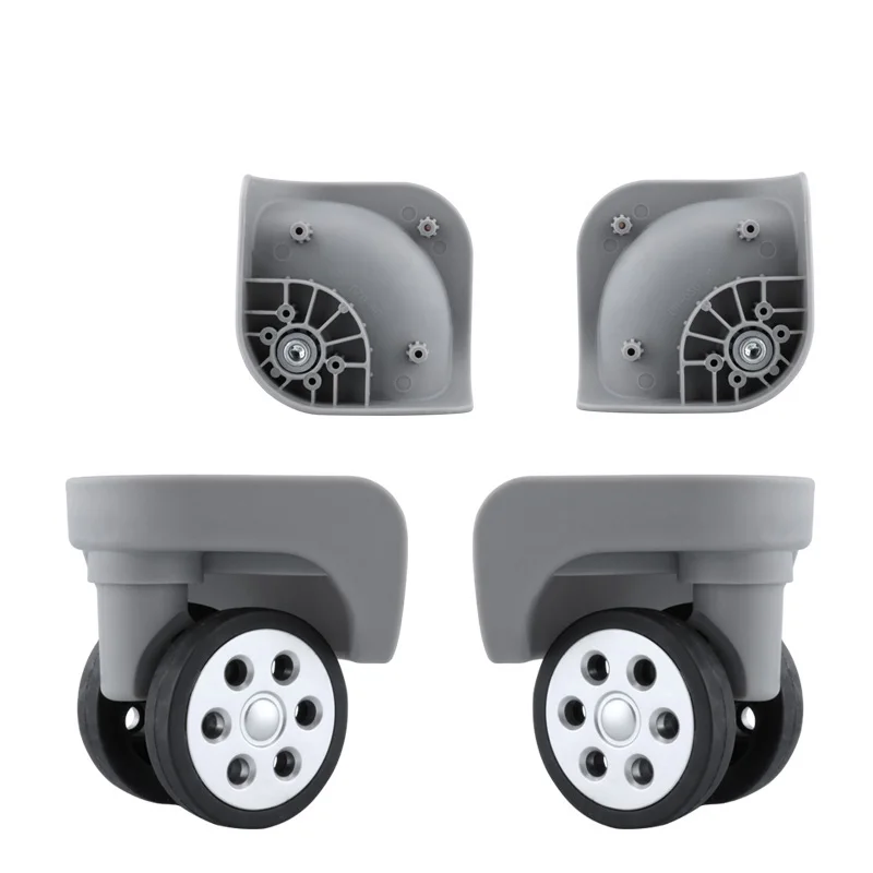 Luggage Wheels Boarding Trolley Case Flight Case Universal Wheel Roller Aircraft Wheel Universal Replacement 20 Inch 28 Inch