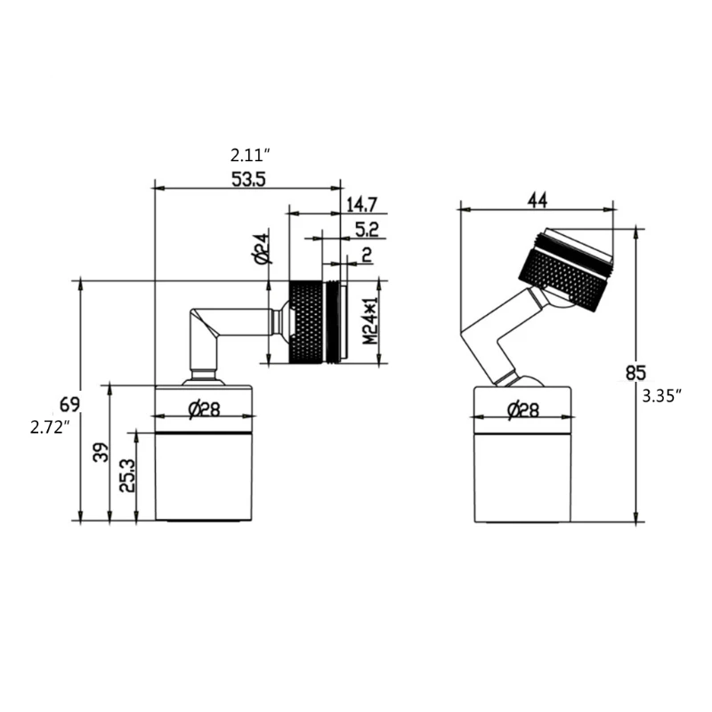 

Universal Anti Splash Filter Faucet 720 Rotate Water Outlet Water Saving Nozzle Sprayer Head with 4-Layer Net Filter