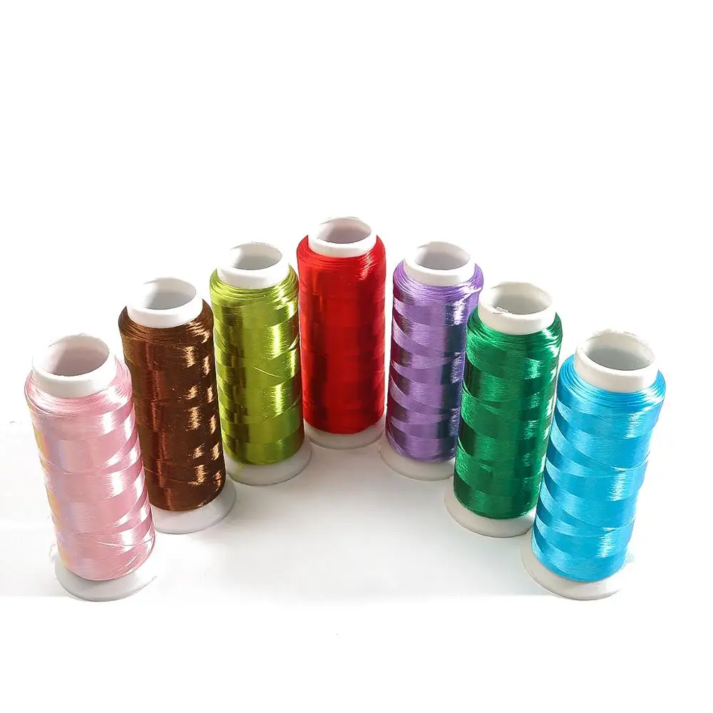 1 рулон яркие разноцветные швейные нитки 1600 м|Нитки для пряжи| |