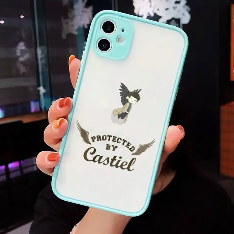 

Supernatural Jared Padalecki tv show Phone Case matte transparent For iphone 7 8 11 12 plus mini x xs xr pro max cover