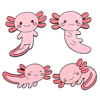 cute stuff axolotl enamel pin brooch for clothes briefcase badges on backpack accessories lapel pins decorative jewelry gifts