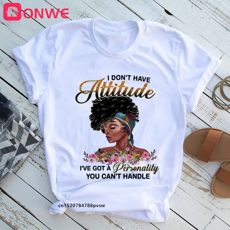 Футболка с принтом Черная Королева она сильная Она доблестная достаточно