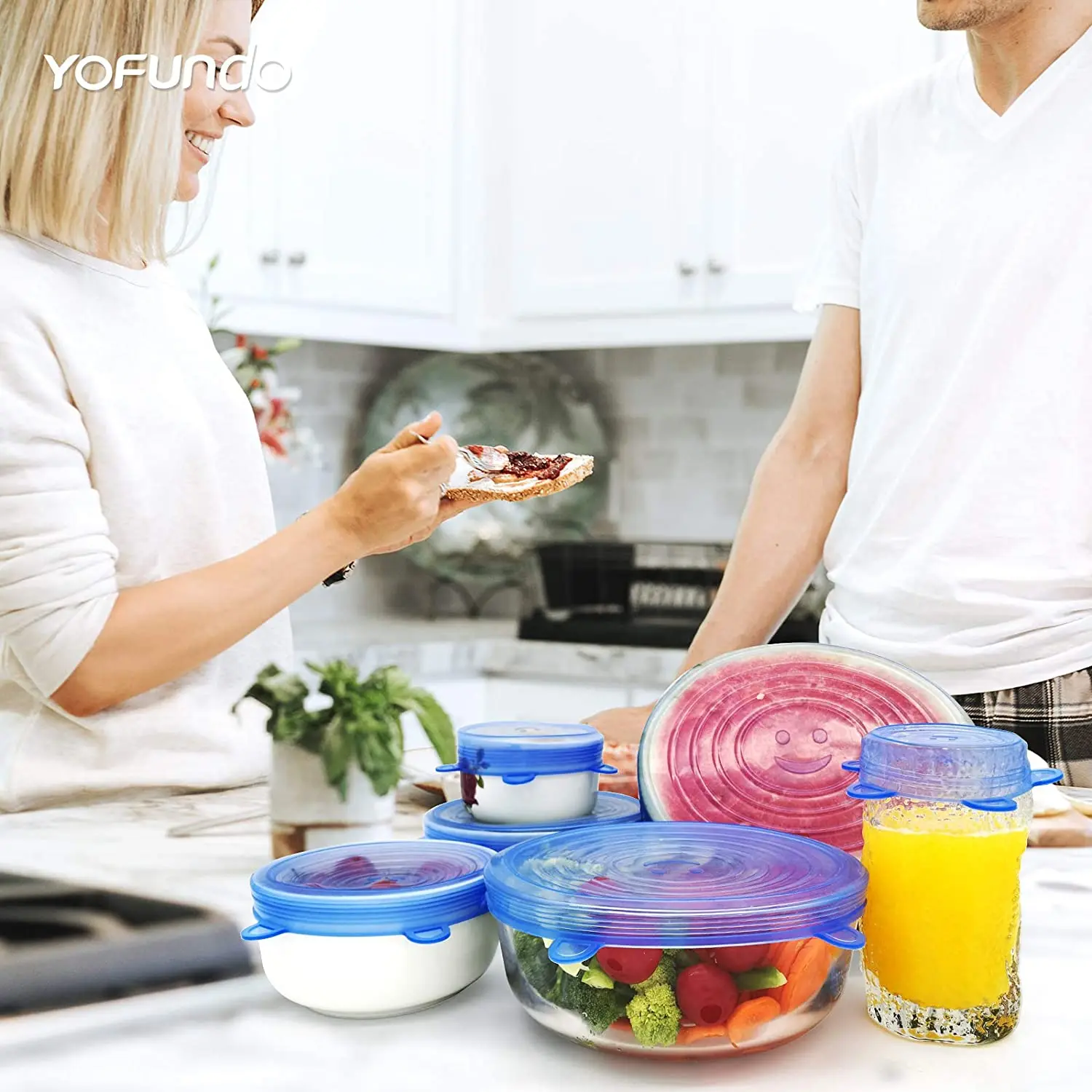6 Размеры/комплект силиконовый чехол стрейч многоразовые крышки герметичный Еда