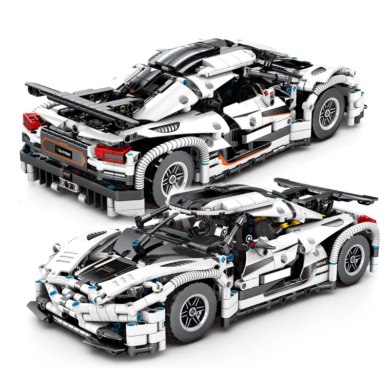 1275 шт город спортивные гоночные автомобили Строительные блоки создатель эксперт