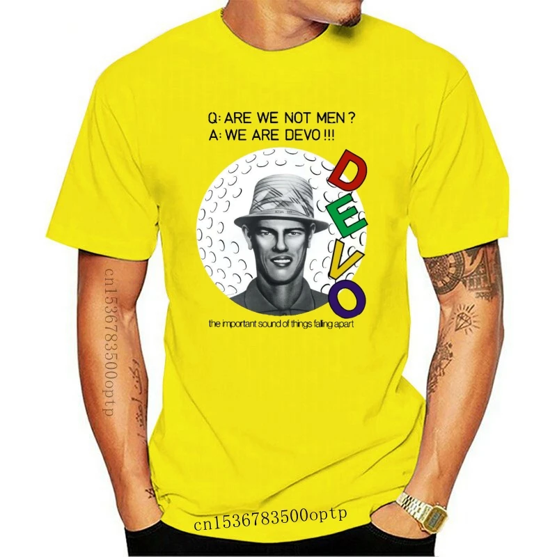

New Devo Q Are We Not Men Retro 70S 2021 Wave Retro Vintage Unisex T Shirt 1365 Fashion Classic Tee Shirt
