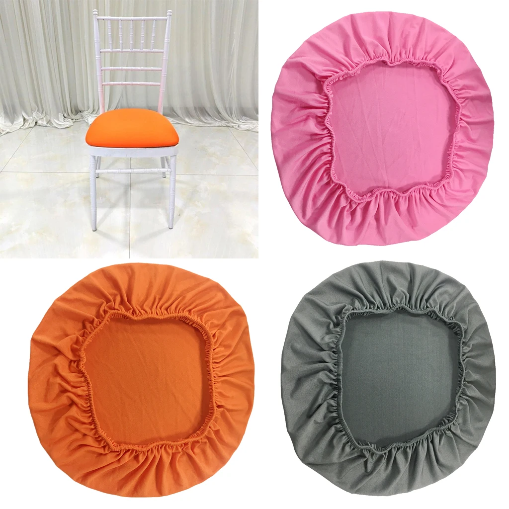 

Elastic Polyester Kitchen Dining Chair Slipcover Outdoor Wedding Seat Cover