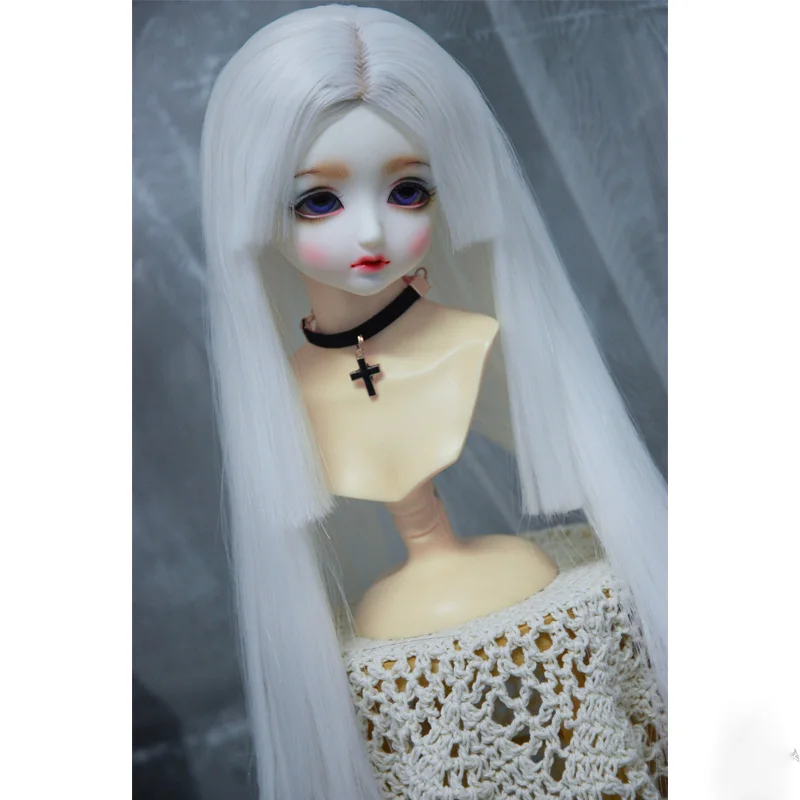 Новый стиль 1/3 1/4 1/6 1/8 Bjd кукла парик высокого Температура провода длинный прямой