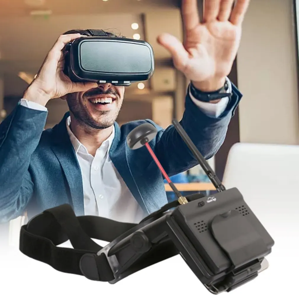 

Flying Hand AR+DVR Dual Receiver 5.8G 5 Inch FPV Display Integrated Screen Removable Connecting Wire XT60 Connector