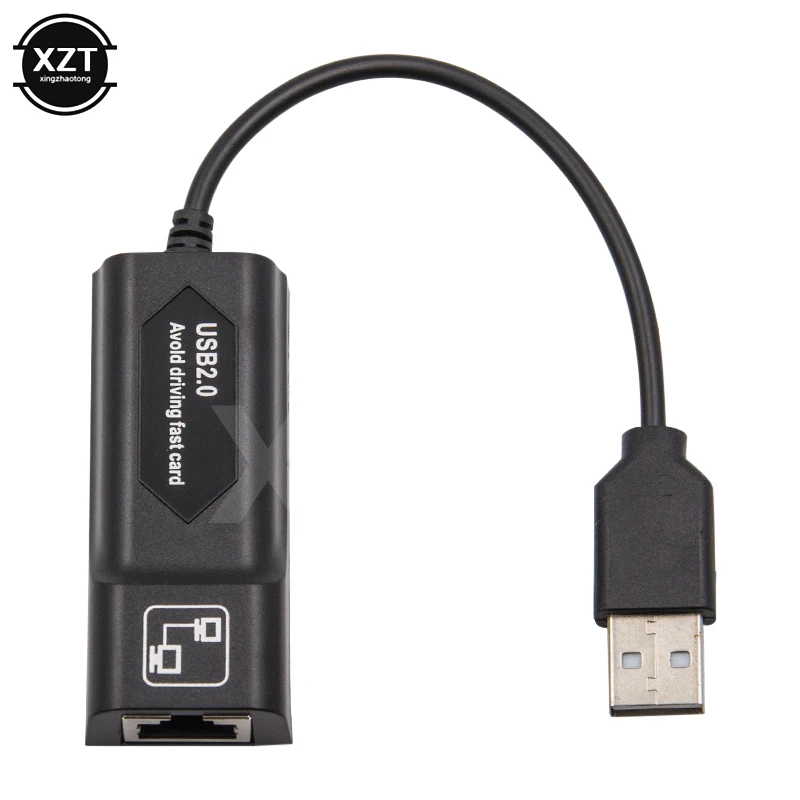 Внешний USB 2 0 Сетевая карта мини флеш накопитель к RJ45 Ethernet Lan кабель адаптер 10/100