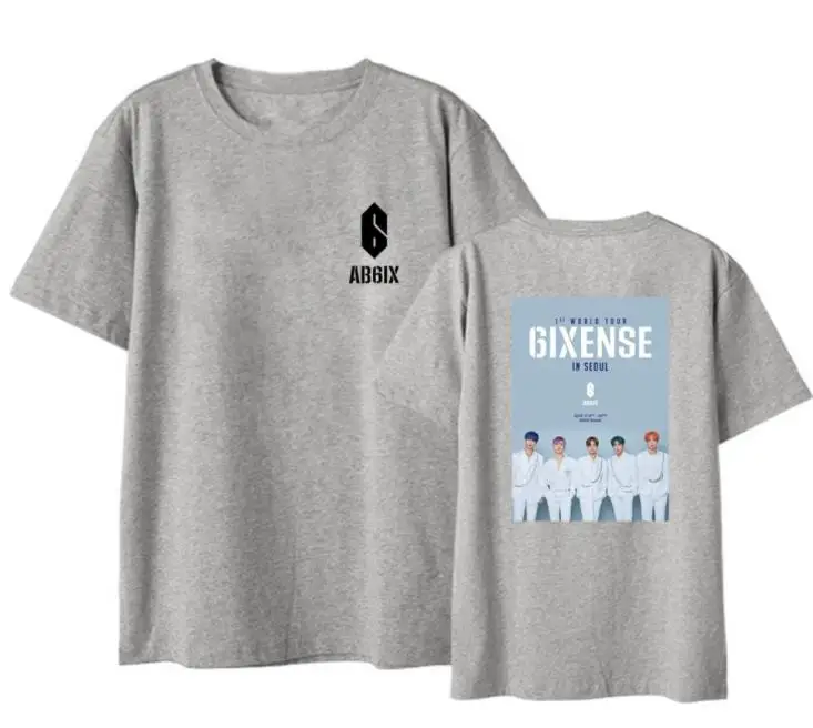Kpop Летний стиль ab6ix 6ixense для одного концерта и всех участников фотопечать