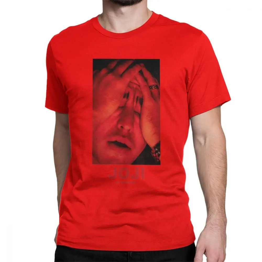 Мужская футболка Joji, грязный Франк, розовый Guy Meme, японский Ютуб, хлопок, безумные футболки с коротким рукавом, летняя футболка - Цвет: Red
