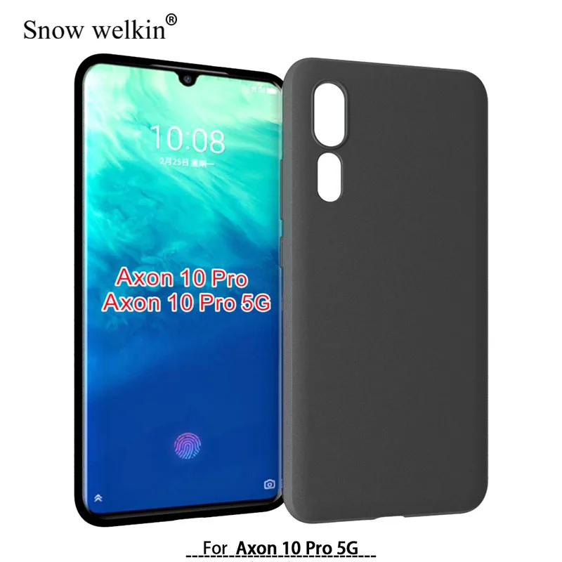 Тонкий мягкий силиконовый чехол накладка из ТПУ для ZTE Axon 10 Pro 5G|Бамперы| |