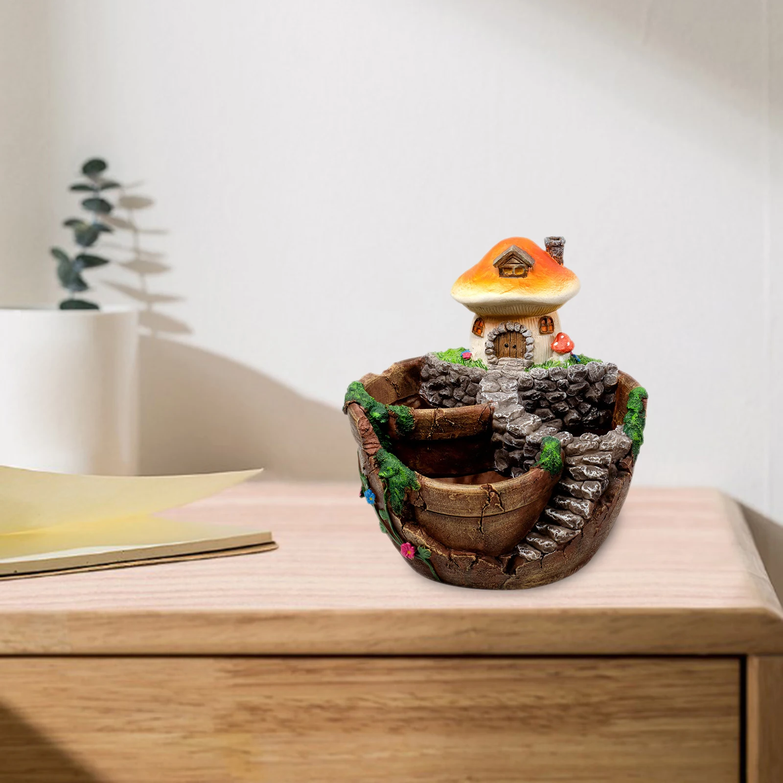 Креативный цветочный горшок суккуленты садовый полимерный контейнер домашняя