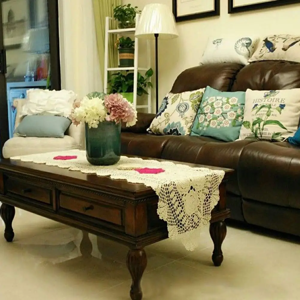 Pa.an крючком Настольная дорожка изделия ручной работы в классическом стиле