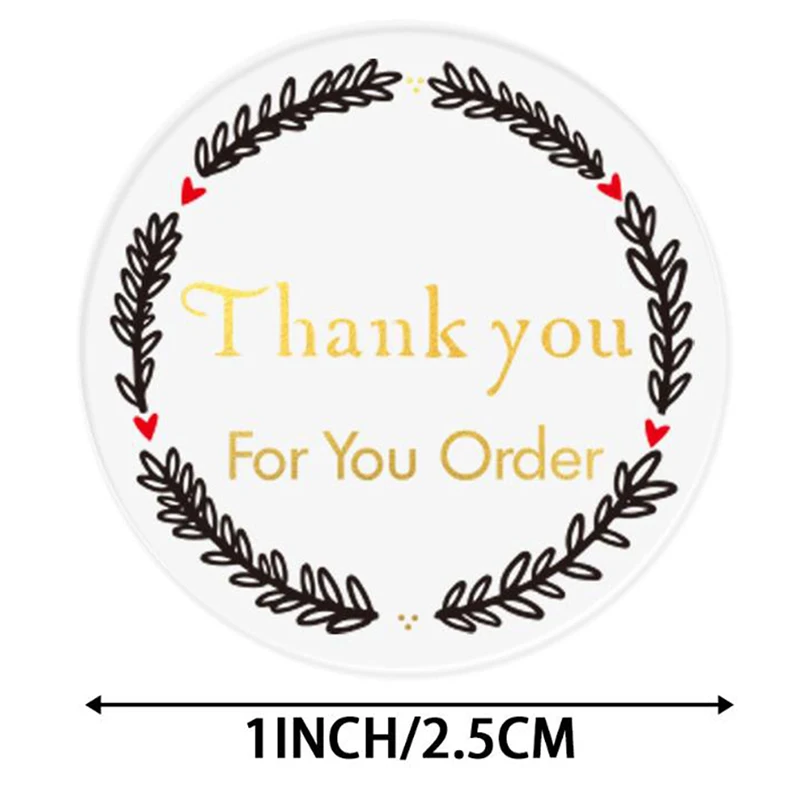 

500X Thank You Scrapbooking Stickers Handmade Crafts Wedding Decorative Label