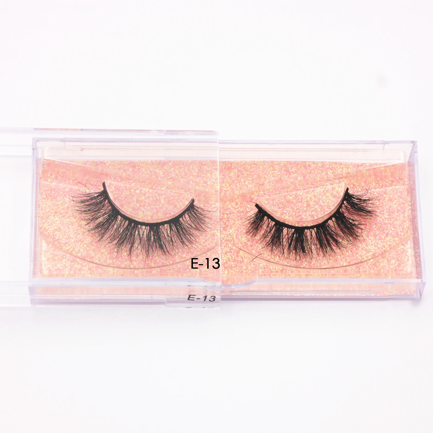 3D норковые ресницы настоящие ручной работы перекрестные индивидуальная полоса