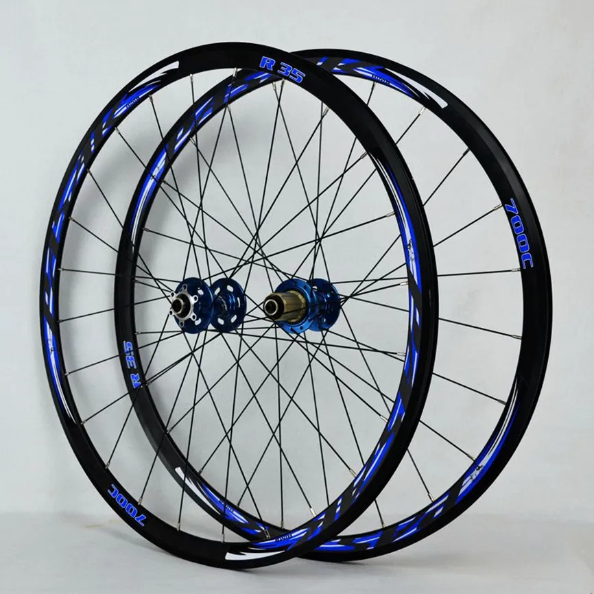 

PASAK R35 700C Road Bike Wheelset 29inch Disc Brake Cross Country Bicycle Wheel Set 30MM Rim Round Spoke Ultralight 1700g