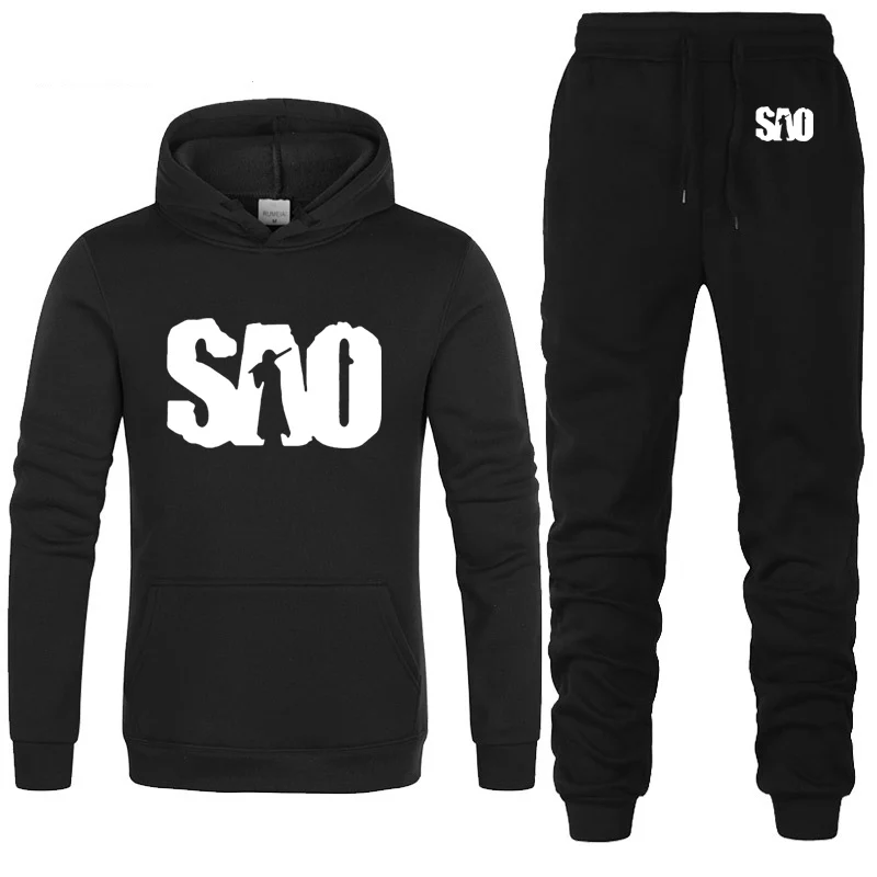 Толстовка мужская с капюшоном Сан меч и принтом онлайн|Куртки| |