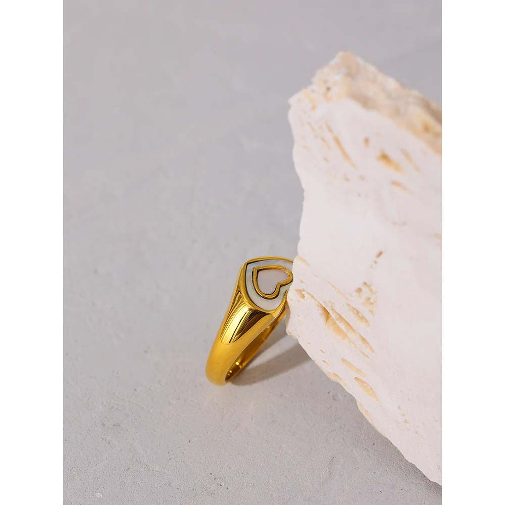 Кольцо женское из нержавеющей стали с металлической текстурой 18 К | Украшения и