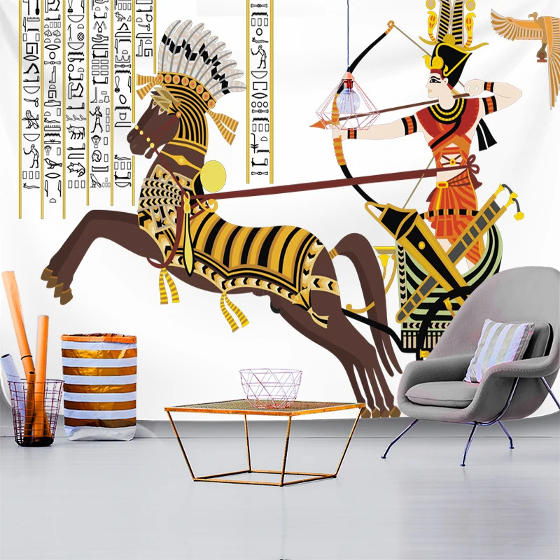 Одеяло для фитнеса йоги гобелены битва при кадеши стены гостиной индийский стиль