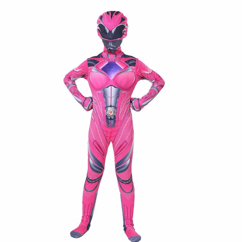 bazzery boys power mecha five beast costume kids child mystic force superhero red ranger party cosplay halloween carnival suit free global shipping