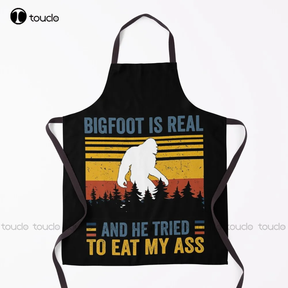 

Бигфут реальный и он попытался съесть мой попой Фартук женский фартук персонализированные пользовательские фартуки унисекс фартук для взрослых Новинка