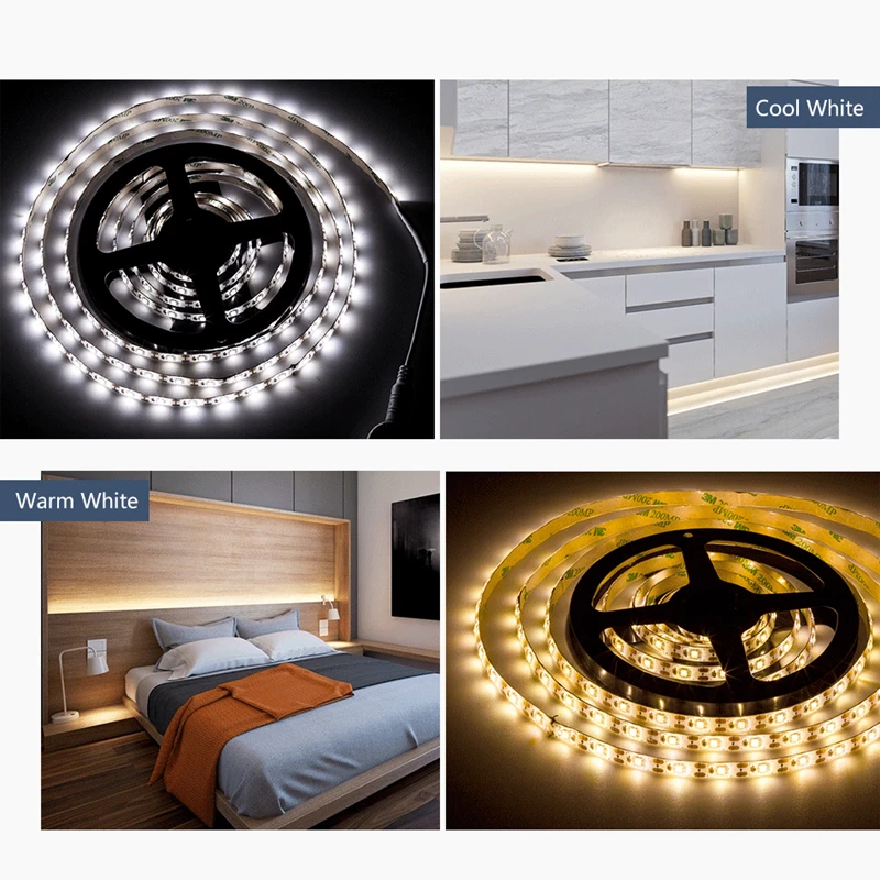 Светодиодный движения Сенсор шкаф светильник полосы USB Кухня лента