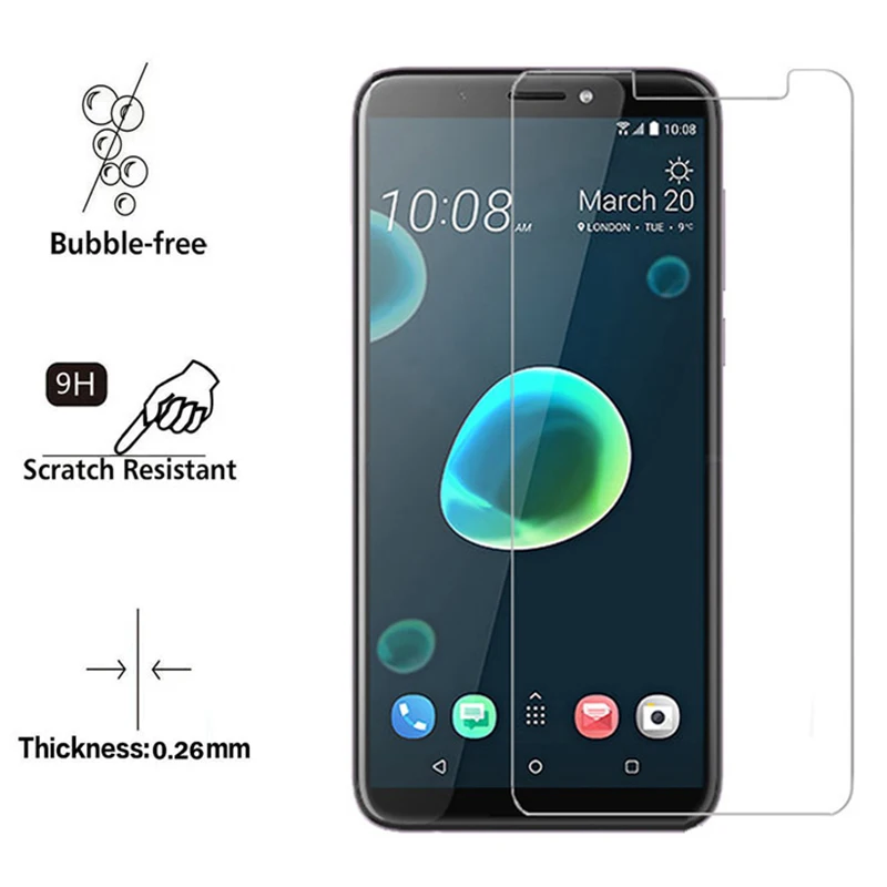 

9H Tempered Glass For HTC Desire 10 Pro Glass for htc desire 530 620 626 628 816 820 825 828 830 728 826 Screen Protector Film