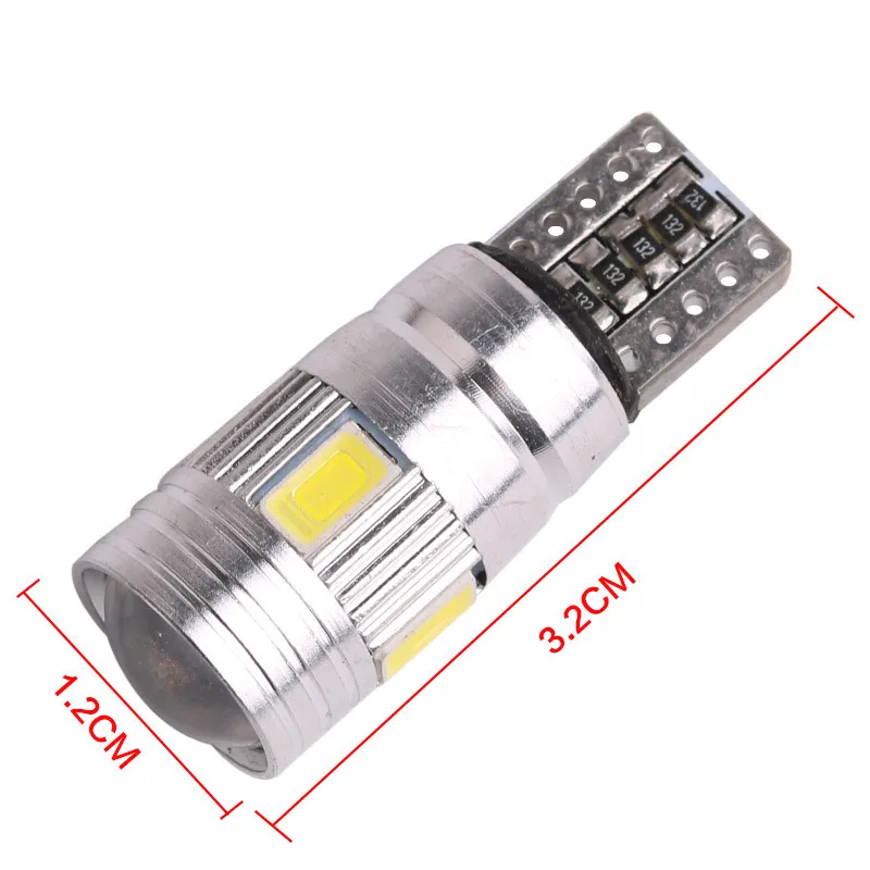 12V T10/W5W светодиодный свет 10 SMD 5630 5730 светильник Wedge Bulb высокое Мощность Стоянкы