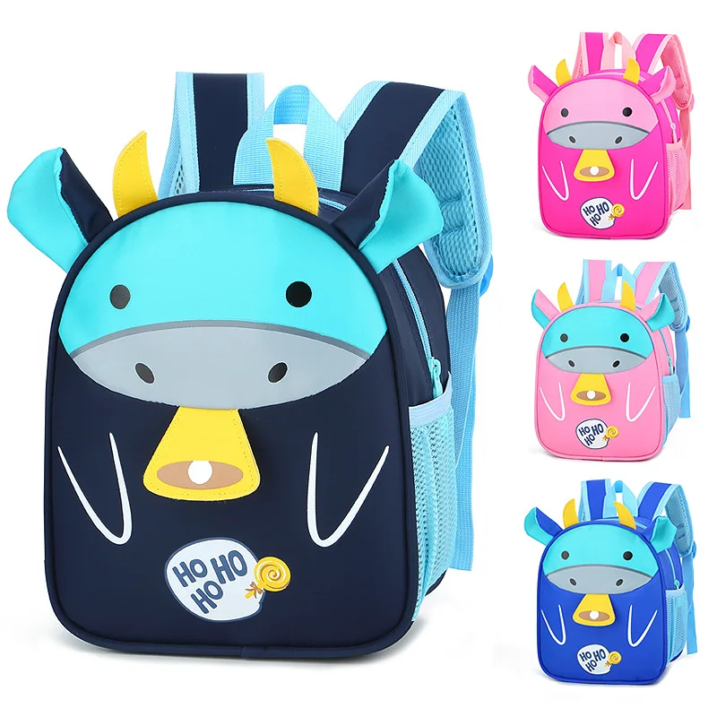 

Kids Backpack Cute Cartoon Calf Boy School Bag Girl Briefcase Student Waist Bag Travel Storage Bag Children Activity Supplies