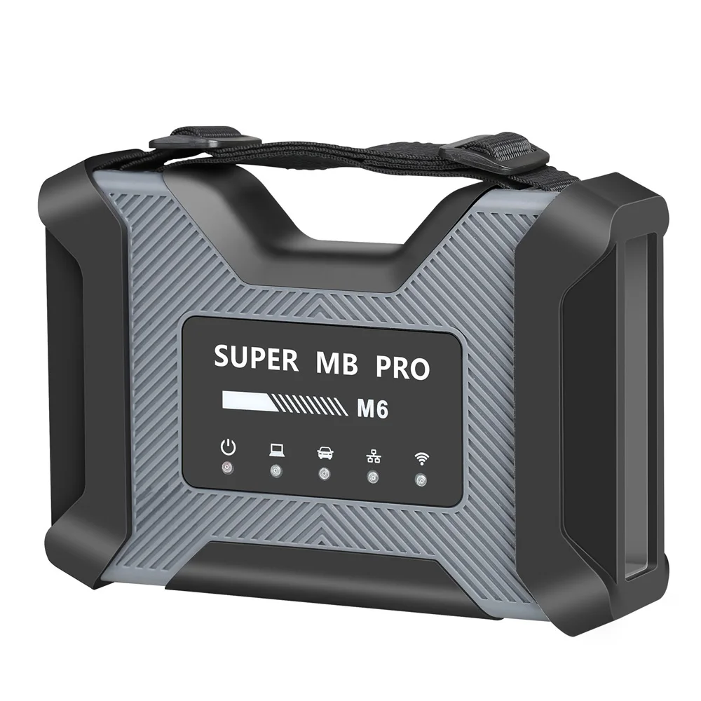 Беспроводной диагностический инструмент SUPER MB PRO M6 с мультиплексором кабелем Lan и