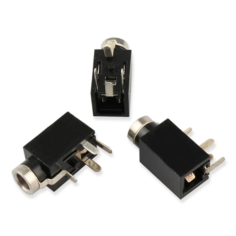 

2.5mm Socket Safe Charging Connector PJ-210 4 Pin Headphone Jack Connector