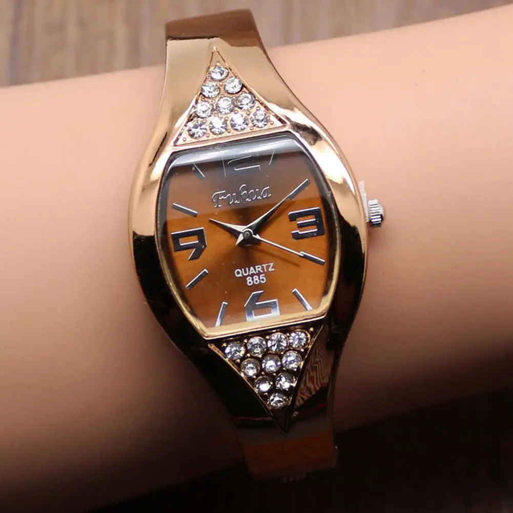

Women's Wrist Watch Bracelet Crystal Bangle Elegant Quartz Analog Wrist Watch Watch for Women