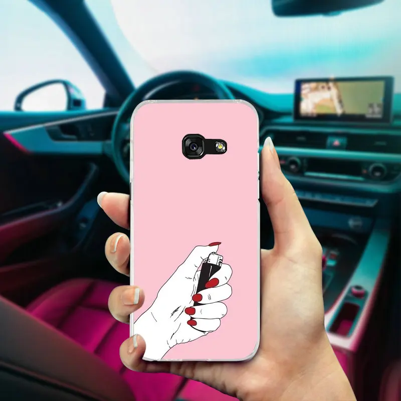 Мягкие силиконовые прозрачные чехлы из ТПУ мобильный телефон для Samsung Galaxy A3 A5 A7 J1