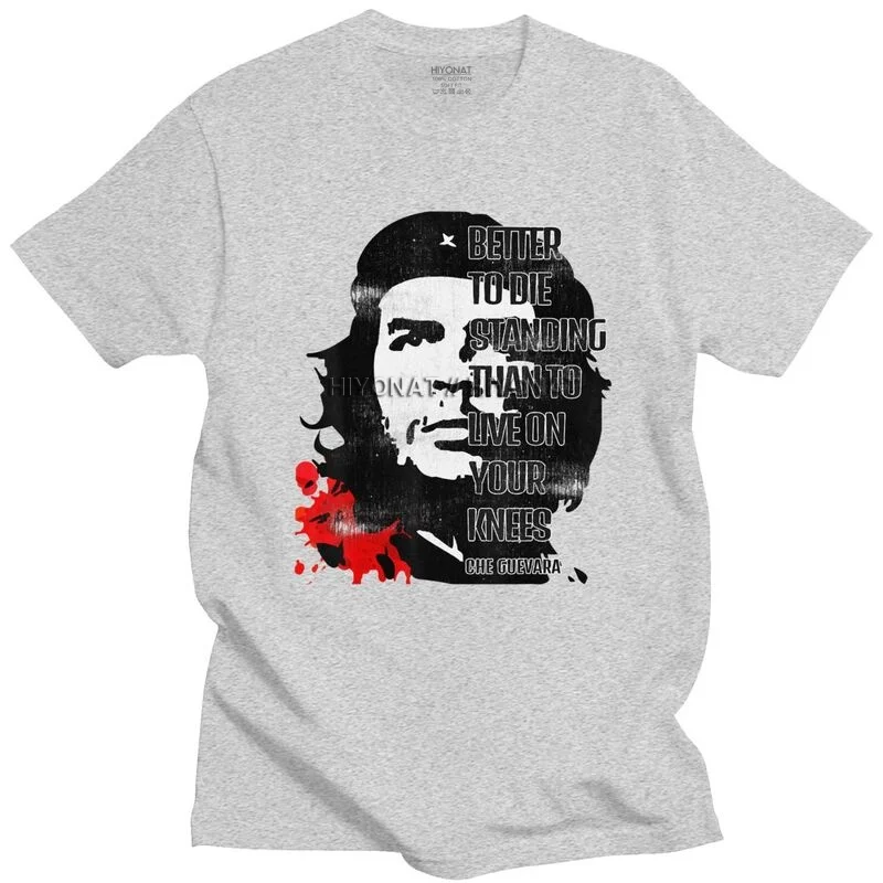 

Футболка Che Guevara мужская с коротким рукавом, Классическая Ретро рубашка кубинской революции, хлопковая Приталенная футболка, Предварительн...