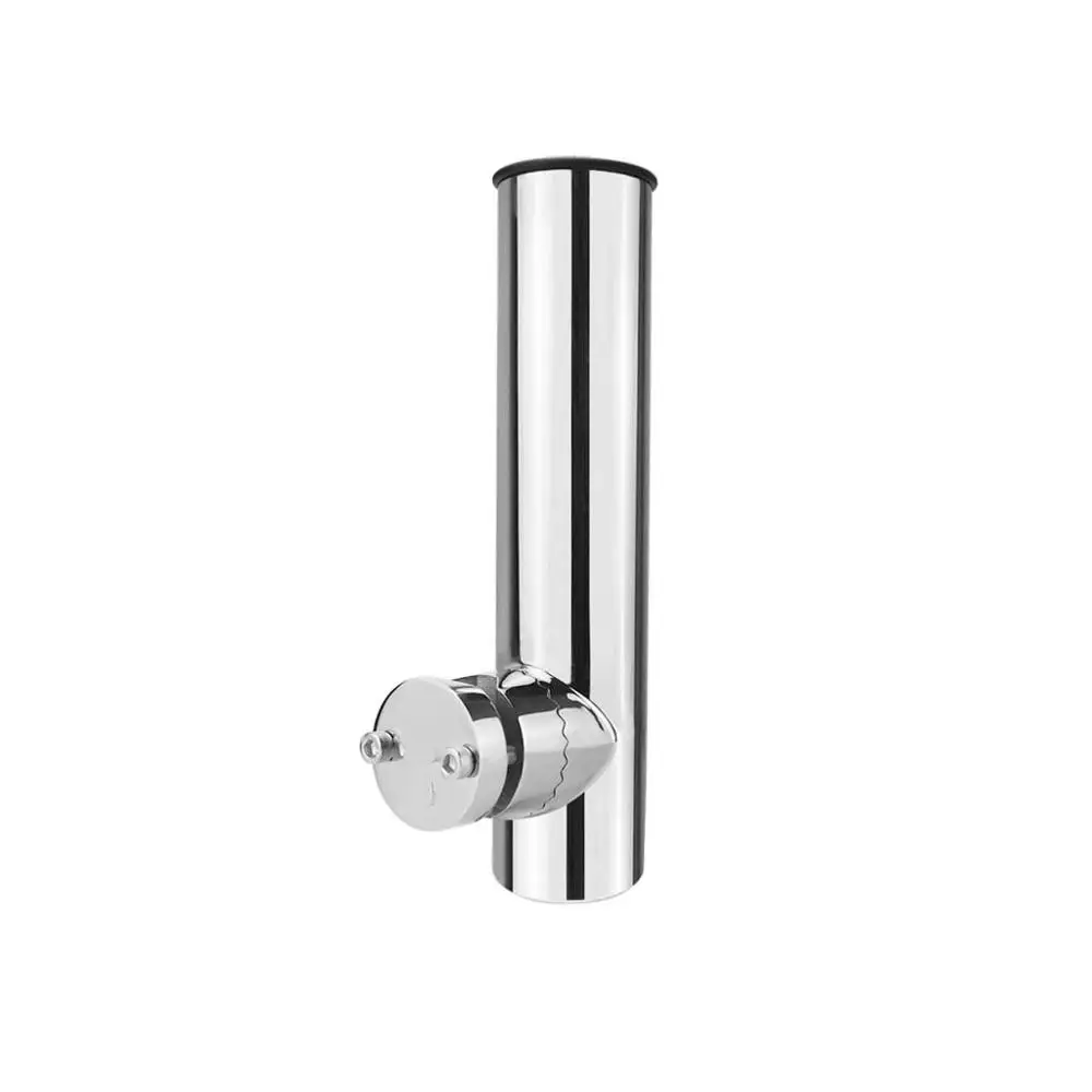 

Stainless Steel Fishing Rod Holder Pole Bracket Support Rail Mount with Clamp Bassfishing Sailboat Yacht Marine Hardware